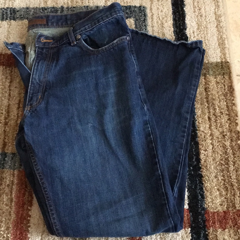 Men’s blue jeans!
